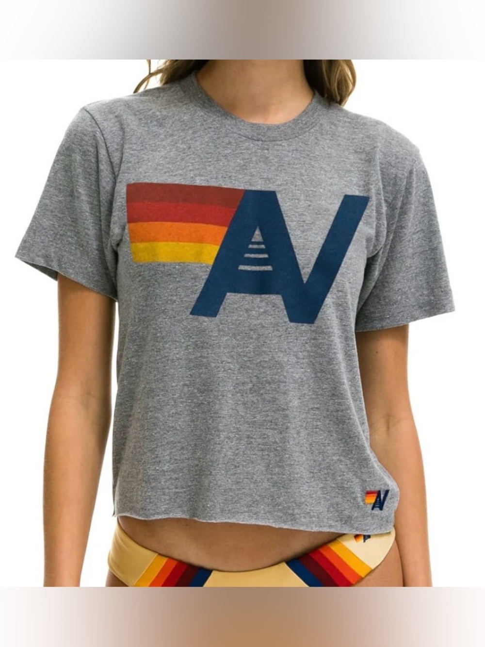 Aviator Nation Logo Boyfriend Tee Women’s Medium